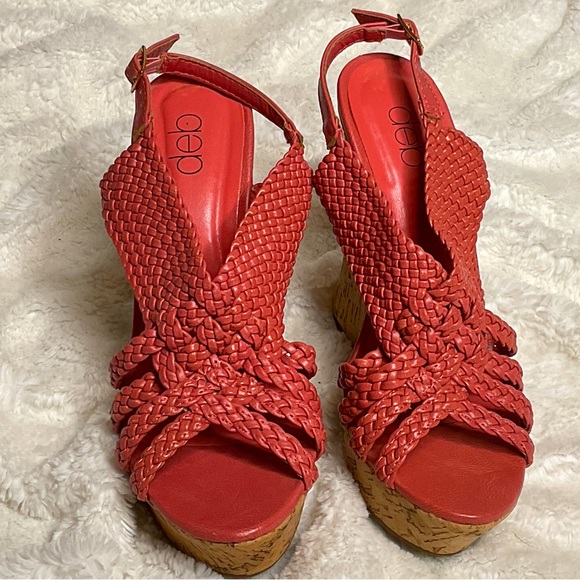 Deb brand pink wedges - Picture 1 of 7